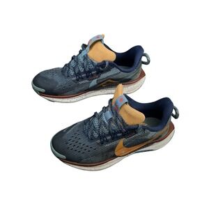 Nike Pegasus Trail 5 ATC Running Shoe 4 Kids Youth Blue/Gold FV5638-400